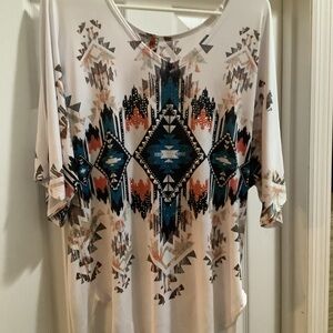 Big Bang U.S.A. Aztec Embellished Shirt